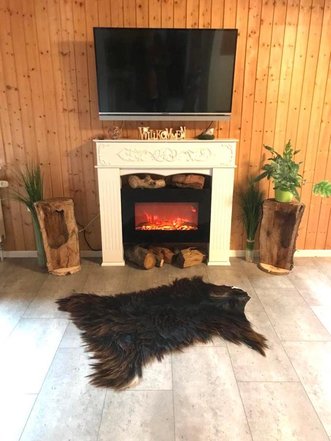 Kranich-Holzferienhaus 'Kleine Auszeit' Rehden Eksteriør bilde