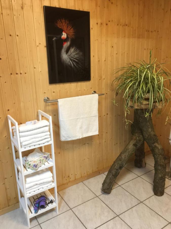 Kranich-Holzferienhaus 'Kleine Auszeit' Rehden Eksteriør bilde